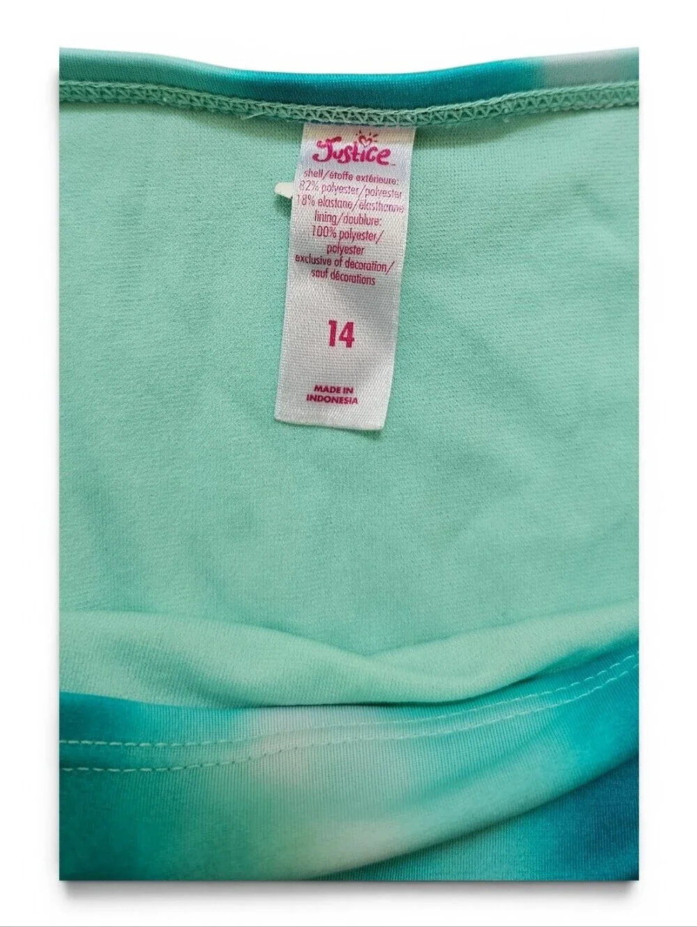 Justice Girls Watermelon Bikini Swimsuit Size 14
